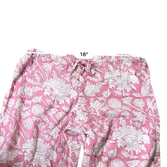 PAX PHILOMENA LAURA FLORAL PAJAMAS Pink White Pajama Set Size small - Picture 12 of 15